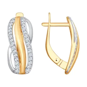 Серьги Sokolov и Diamant золото 028058 (Sokolov и Diamant, Россия)