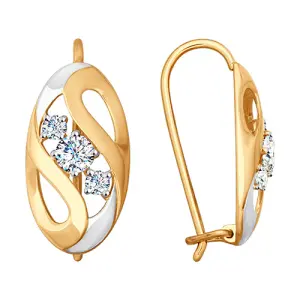 Серьги Sokolov и Diamant золото 028070 (Sokolov и Diamant, Россия)