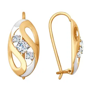 Серьги Sokolov и Diamant золото 028070-4 (Sokolov и Diamant, Россия)