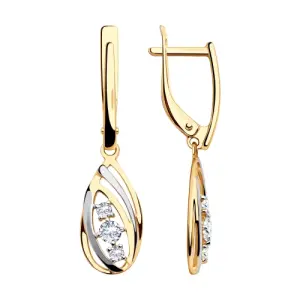 Серьги Sokolov и Diamant золото 028121 (Sokolov и Diamant, Россия)