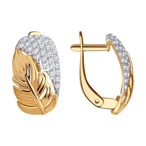 Серьги Sokolov и Diamant золото 028163 (Sokolov и Diamant, Россия)