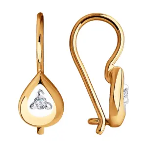 Серьги Sokolov и Diamant золото 028531 (Sokolov и Diamant, Россия)