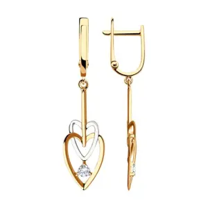 Серьги Sokolov и Diamant золото 028608 (Sokolov и Diamant, Россия)