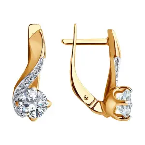 Серьги Sokolov и Diamant золото 028745-4 (Sokolov и Diamant, Россия)
