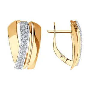 Серьги Sokolov и Diamant золото 028821 (Sokolov и Diamant, Россия)