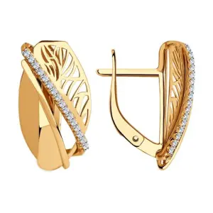 Серьги Sokolov и Diamant золото 028886 (Sokolov и Diamant, Россия)