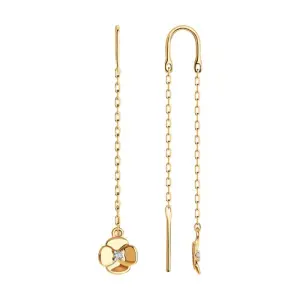 Серьги Sokolov и Diamant золото 029061-4 (Sokolov и Diamant, Россия)