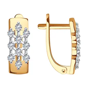 Серьги Sokolov и Diamant золото 029680 (Sokolov и Diamant, Россия)