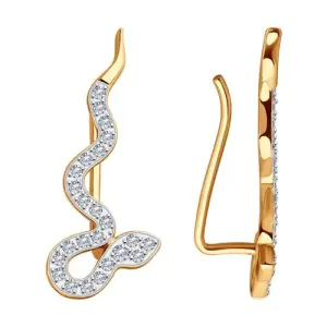 Серьги Sokolov и Diamant золото 029873 (Sokolov и Diamant, Россия)