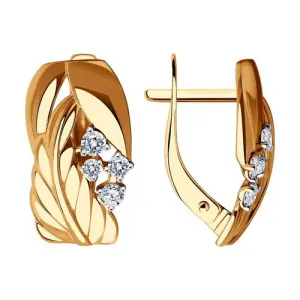 Серьги Sokolov и Diamant золото 029995 (Sokolov и Diamant, Россия)