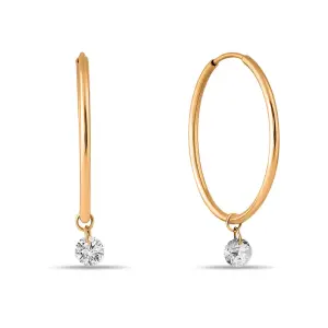 Серьги SANIS золото 03-215564 (SANIS, Россия)