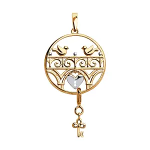 Подвеска Sokolov и Diamant золото 035643 (Sokolov и Diamant, Россия)