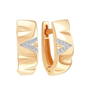 Серьги ZOLOTYE UZORY золото 04-52-0599-00 (ZOLOTYE UZORY, Россия)