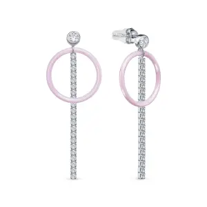 Серьги Prestige серебро 04-902-0006-05 (Prestige, Россия)