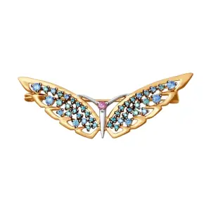 Брошь Sokolov и Diamant золото 040245 (Sokolov и Diamant, Россия)