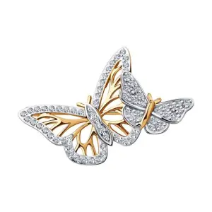 Брошь Sokolov и Diamant золото 040300 (Sokolov и Diamant, Россия)