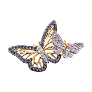 Брошь Sokolov и Diamant золото 040301 (Sokolov и Diamant, Россия)