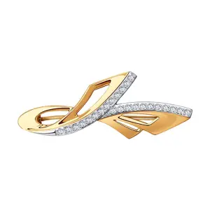 Брошь Sokolov и Diamant золото 040308 (Sokolov и Diamant, Россия)
