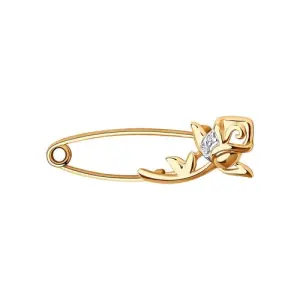 Брошь Sokolov и Diamant золото 040330 (Sokolov и Diamant, Россия)