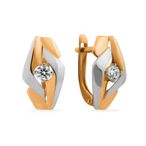 Серьги SANIS золото 08-216143 (SANIS, Россия)