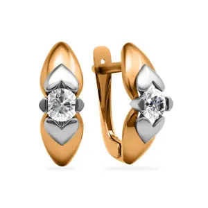 Серьги SANIS золото 08-216656 (SANIS, Россия)