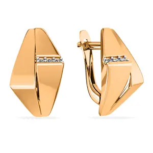 Серьги SANIS золото 08-216693 (SANIS, Россия)