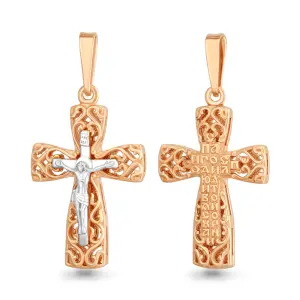 Крест Aquamarine золото 11952.1 (Aquamarine, Россия)