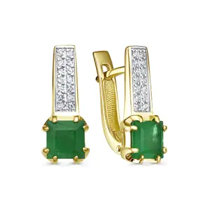 Серьги  золото 12-22002-1200 (KABAROVSKY, Россия)