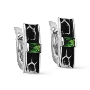 Серьги KABAROVSKY серебро 12-451-40489 (KABAROVSKY, Россия)
