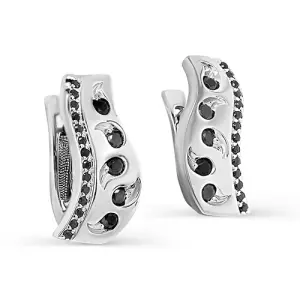 Серьги KABAROVSKY серебро 12-517-41000 (KABAROVSKY, Россия)