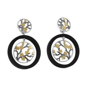 Серьги KABAROVSKY серебро 12-564-80081 (KABAROVSKY, Россия)