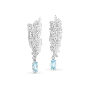 Серьги KABAROVSKY серебро 12-681-40100 (KABAROVSKY, Россия)