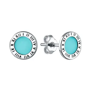 Серьги TALANT серебро 12-7Ч-0000-15084 (TALANT, Россия)