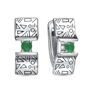 Серьги KABAROVSKY серебро 12-759-1202 (KABAROVSKY, Россия)