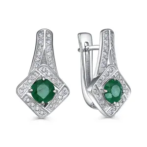 Серьги  серебро 12-869-1200 (KABAROVSKY, Россия)