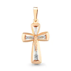 Крест Aquamarine золото 12542.1 (Aquamarine, Россия)