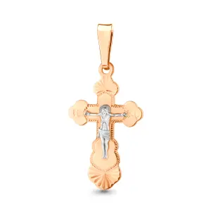 Крест Aquamarine золото 12630.1 (Aquamarine, Россия)