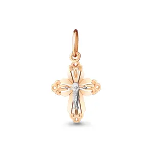 Крест Aquamarine золото 14596.1 (Aquamarine, Россия)