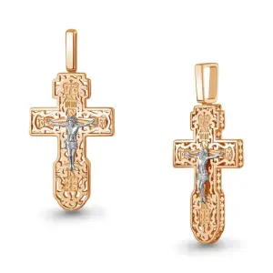 Крест Aquamarine золото 14862.1 (Aquamarine, Россия)