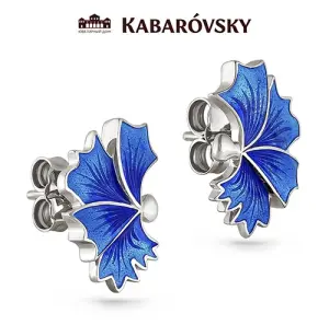 Серьги KABAROVSKY серебро 2-028-0001 (KABAROVSKY, Россия)