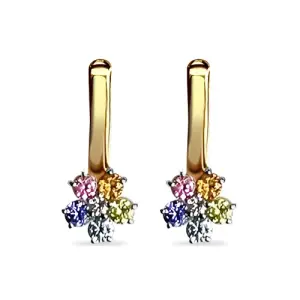 Серьги RoseGrace золото 2-692-103К-Микс (RoseGrace, Россия)