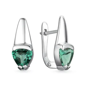 Серьги  серебро 20-72-00205-204 (Россия)