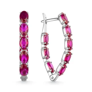 Серьги  серебро 20-72-00496-316 (Россия)
