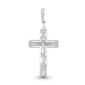 Крест Aquamarine серебро 20486А.5 (Aquamarine, Россия)