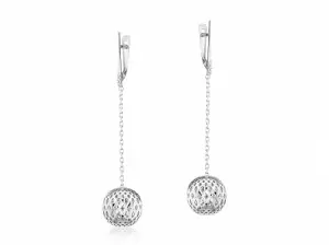 Серьги АЛЬФА-КАРАТ серебро 2128786\9 (АЛЬФА-КАРАТ, Россия)