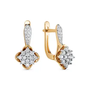 Серьги  золото 22606-151-46-00 (Vesna, Россия)