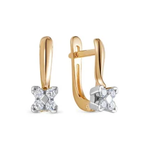 Серьги  золото 22608-151-00-00 (Vesna, Россия)