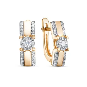 Серьги  золото 22818-159-46-00 (Vesna, Россия)