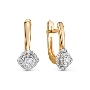 Серьги  золото 22888-159-46-00 (Vesna, Россия)