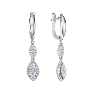 Серьги  золото 23011-251-46-00 (Vesna, Россия)